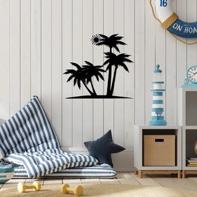 Palm fém fali dekoráció, 71×65 cm