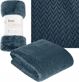 CINDY3 Fotel Takaró Ágytakaró 70x160 Fotel Pléd Kék