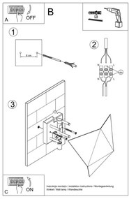 Fali lámpa SOLIDO 2xG9/40W/230V fehér