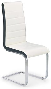 K132 szék, fehér/fekete