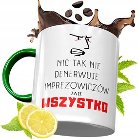 Zöld Bögre Party Ajándék Születésnapra, fényképes nyomattal