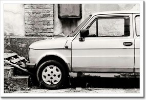 Poszterek keretben 60x40 Fiat 126p felújításhoz