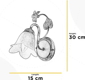ONLI - Fali lámpa BOTTON DORO 1xE14/6W/230V