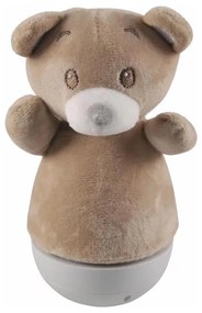 LED RGB gyerek éjjeli lámpa dallammal 3xAAA/5V medve formájú