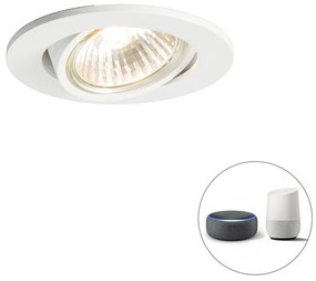 Okos beépített reflektor fehér dönthető, Wi-Fi-vel, GU10 - Cisco