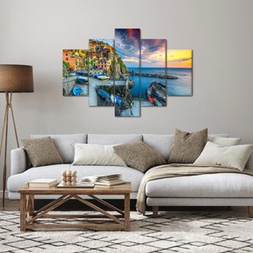 Kép - Mediterrán falu (150x105 cm)