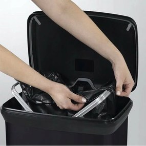 Curver Rectangular 50 l szemetes, fekete