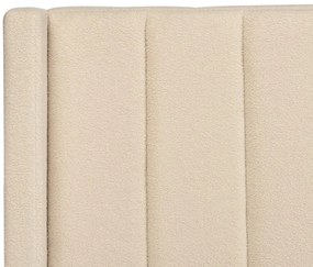 Franciaágy 140 cm Vue (bézs boucle) (ágyráccsal). 1076452