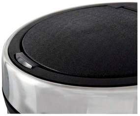 Fényes ezüstszínű acél érintésre nyíló szemetes 30 l – MSV