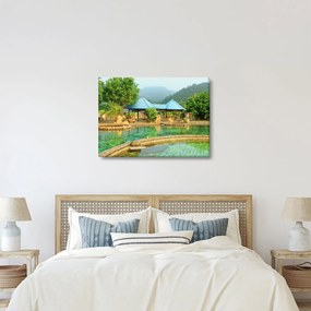 Kép - Shanghai, hotel, park (70x50 cm)