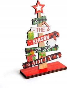 Fából készült karácsonyi dekoráció Karácsonyfa