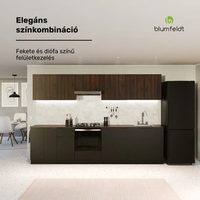 Blumfeldt WoodVista páraelszívó szekrény, Robusztus, Gázrugók, Könnyen tisztítható