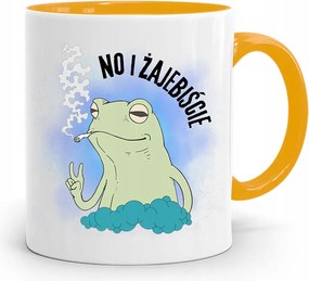 Dohányosoknak 420 Cbd Bögre Sárga Ajándék fényképes nyomtatással