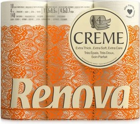 Toalettpapír Renova Creme 18R
