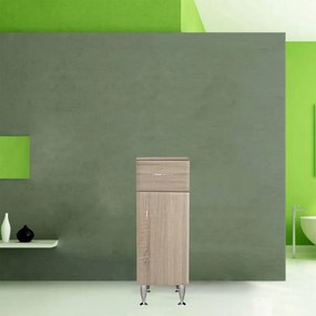 Bianca Plus 30 alacsony szekrény 1 ajtóval, 1 fiókkal, sonoma tölgy színben, jobbos