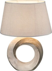 Globo 21641T Asztali lámpa kerámia,,textil szürke, LxBxH:300x200x415 . 1xE27 40W 230V