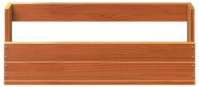 2 db viaszbarna tömör fenyőfa fali cipőtartó 59x8,5x23,5 cm