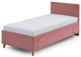 Rózsaszín ágyneműtartós gyerekágy 90x200 cm Cool – Meise Möbel