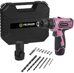 Fieldmann FDV 10253-akkus fúrógép, rózsaszín
