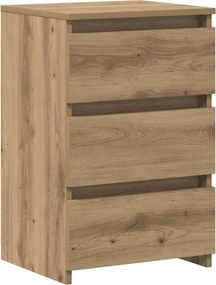 vidaXL éjjeliszekrények 2 db Artisan tölgy 40x35x62,5 cm műfa