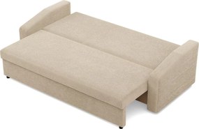 Zeus kanapéágy, kordbársony, bonell töltet, döntött kartámasz, bézs