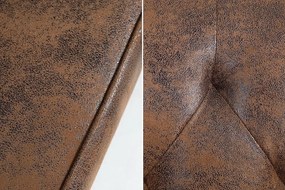Stílusos ülőgarnitúra Scarlet II - 220 cm - antik barna