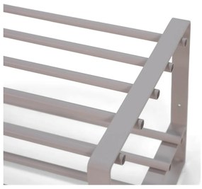 Szürke-bézs fém cipőtartó Rex – Spinder Design