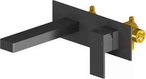 AREZZO design CUBEFIELD fali mosdócsaptelep, gun metal