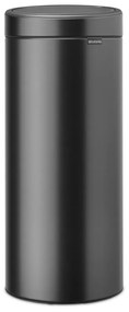 Sötétszürke acél érintésre nyíló szemetes 30 l Touch Bin – Brabantia