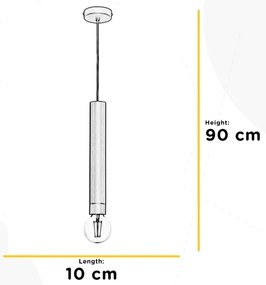 ONLI - Csillár zsinóron DORA 1xE27/15W/230V fekete