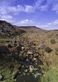 Poszter 21x29,7cm Burbage Brook, Assaf Frank