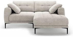 Bézs sarokkanapé (jobb oldali-heverő résszel) Bemy – Micadoni