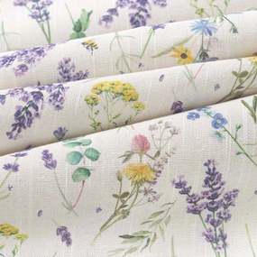 Goldea szögletes terítő valencia - levendulás kert 80 x 80 cm