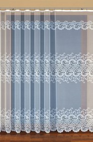 Mg Függöny jacquard 32784 Fehér 350x230cm Kész Szalaggal M