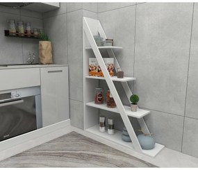 Arven White könyvespolc