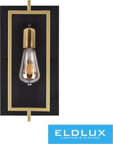 UNIVERSO Fali lámpa e27 1xmax.60w IP20 réz/fekete 350x180mm 5év