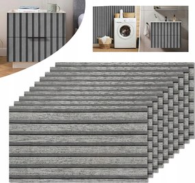 10 db Fa hatású tapéta a konyhába – öntapadós, 30 cm × 60cm