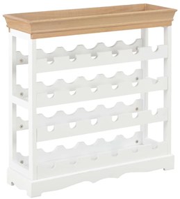 Fehér MDF borszekrény 70 x 22,5 x 70,5 cm