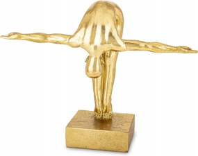 Figura figura férfi Bond arany szobor profi úszó sportoló