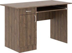 Togo 1 ajtós, 1 fiókos íróasztal, Bronz tölgy, 110 x 60 x 75 cm