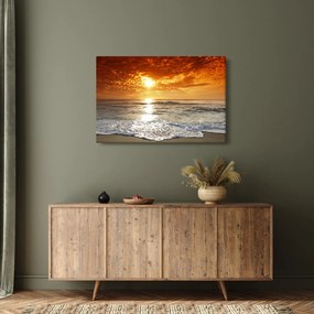 Naplemente Korzikán képe (90x60 cm)