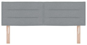 Fejtámla Vonalak Design Világosszürke 160 cm Szövet
