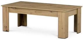 Modern Dohányzóasztal Artisan Tölgy Színben. 120x60x45 cm.ACT-120