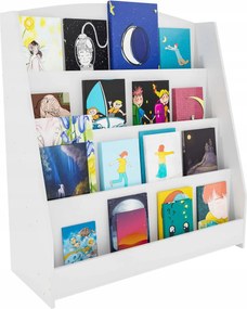 Melfa könyvespolc 80cm fehér