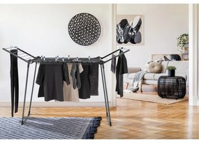 Leifheit PEGASUS 150 Solid Slim fekete ruhaszárító