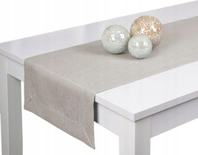 Panama Lux asztali futó 40x220 foltálló öv bézs ezüst