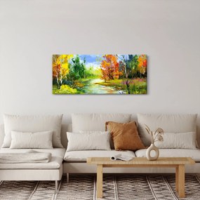 Kép - Tájfestés (120x50 cm)