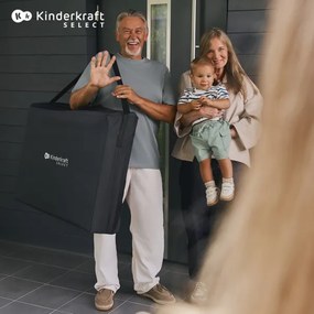 KINDERKRAFT SELECT - Utazó kiságy MOON DREAM fekete