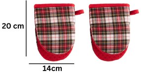 Pamut edényfogó szett 2 db-os – Tiseco Home Studio