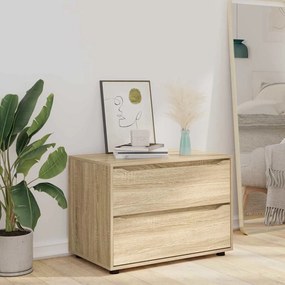 vidaXL Tárolószekrény Sonoma tölgy 80 x 48 x 57 cm Faanyag